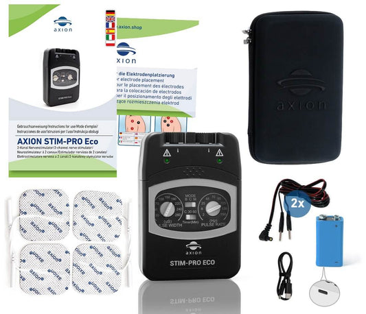 STIM-PRO Eco Akku-Bundle inklusive 9V Akku und Nacken Elektrode