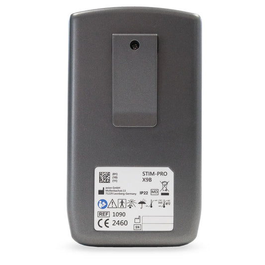 TENS Machine 4-Channel STIM-PRO X9B Combo Set – including Back Electrodes & Contact Spray