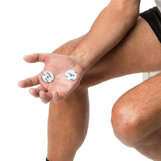 Elektroden (rund), Ø 3.2 cm - 4 Stück - passend zu Beurer, Sanitas - 3,5mm Druckknopf