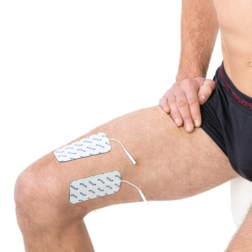 Elektroden - 10x5 cm - 16 Stück - passend zu axion, Prorelax, Promed, Auvon - 2mm Steckanschluss