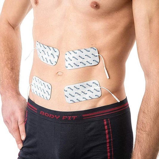 Elektroden Kombi-Set - 12 Stück - passend zu axion, Prorelax, Promed - 2mm Steckanschluss