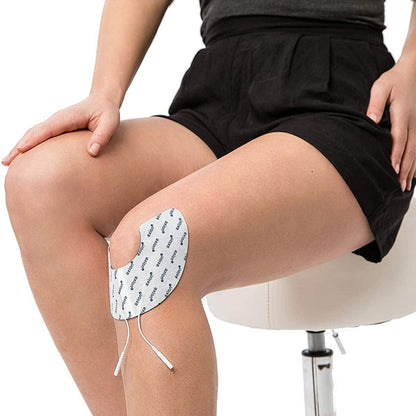 Knee electrode - 2 pieces - suitable for axion, Prorelax, Promed, Auvon - 2mm plug connection
