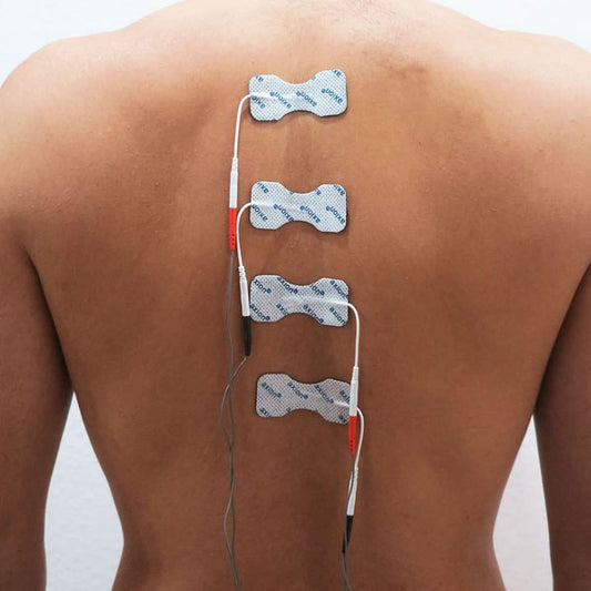 Elektroden (Finger, Handgelenk, Unterarm) - 4 Stück - passend zu axion, Prorelax, Promed - 2mm Steckanschluss