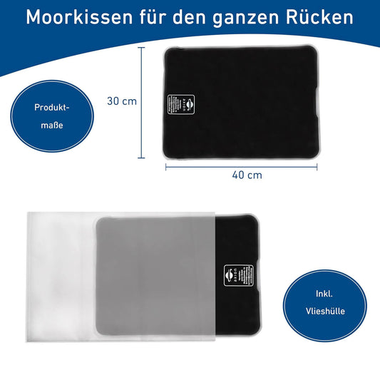 Großes Moorkissen 30x40cm inklusive Hülle aus Vließstoff