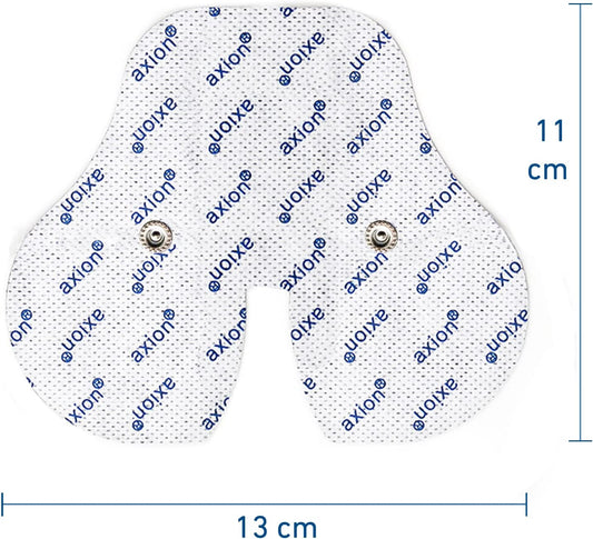 Elektroden-Set gegen Rückenschmerzen - 4 Stück - passend zu Beurer, Sanitas - 3,5mm Druckknopf