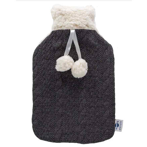 Hot water bottle anthracite
