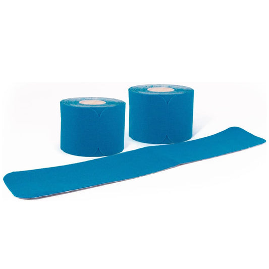 40 Streifen Kinesiologie-Tape 5cm breit 25cm lang Precut auf 2 Rollen von axion