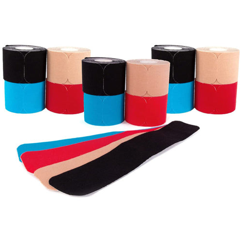 Set of 12 mixed kinesiology tape 5cm pre-cut by axion