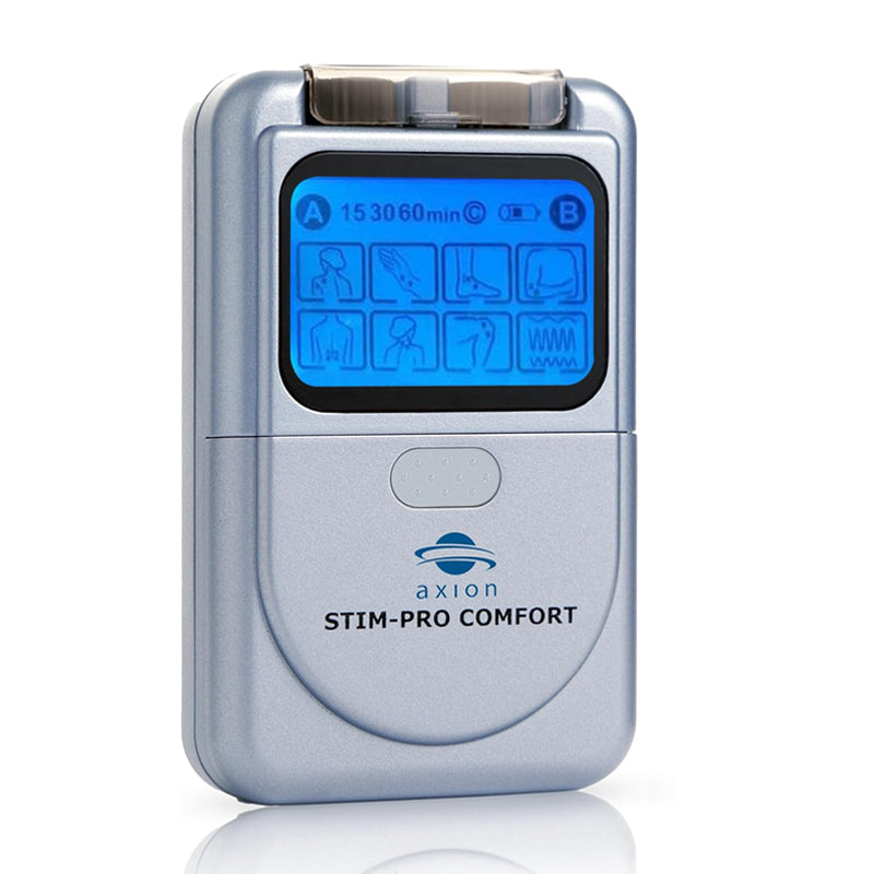 Axion TENS-Gerät 2 Kanal TENS Gerät STIM-PRO COMFORT gegen Schmerzen, (Set), Medizinprodukt nach MDR (EU) 2017/745