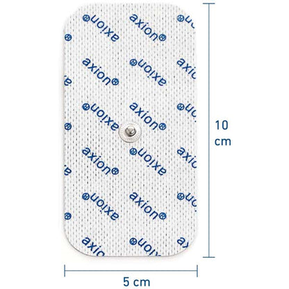 Electrodes 10x5cm - 8 pieces - suitable for Beurer, Sanitas - 3.5mm snap