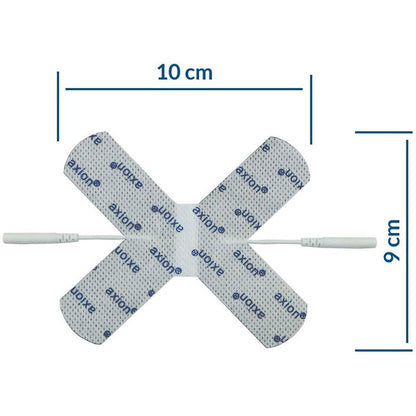 Électrodes pour articulations - 2 pièces - compatibles avec les marques axion, Prorelax, Promed, Auvon - connecteur 2mm