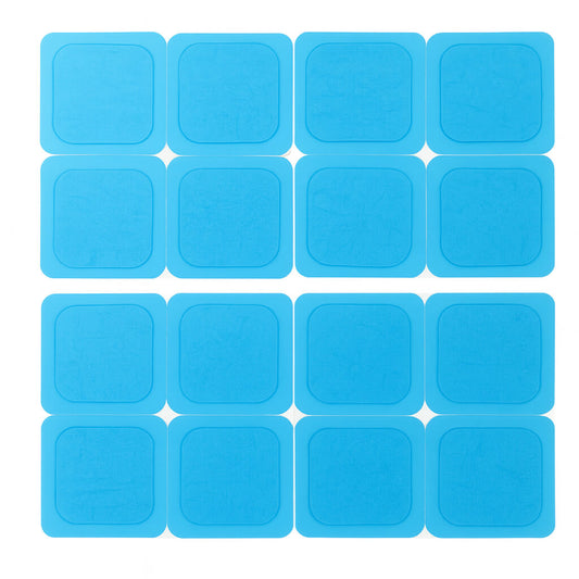 16 selbsthaftende Gel Pads für Dauerelektroden 45 x 45 mm