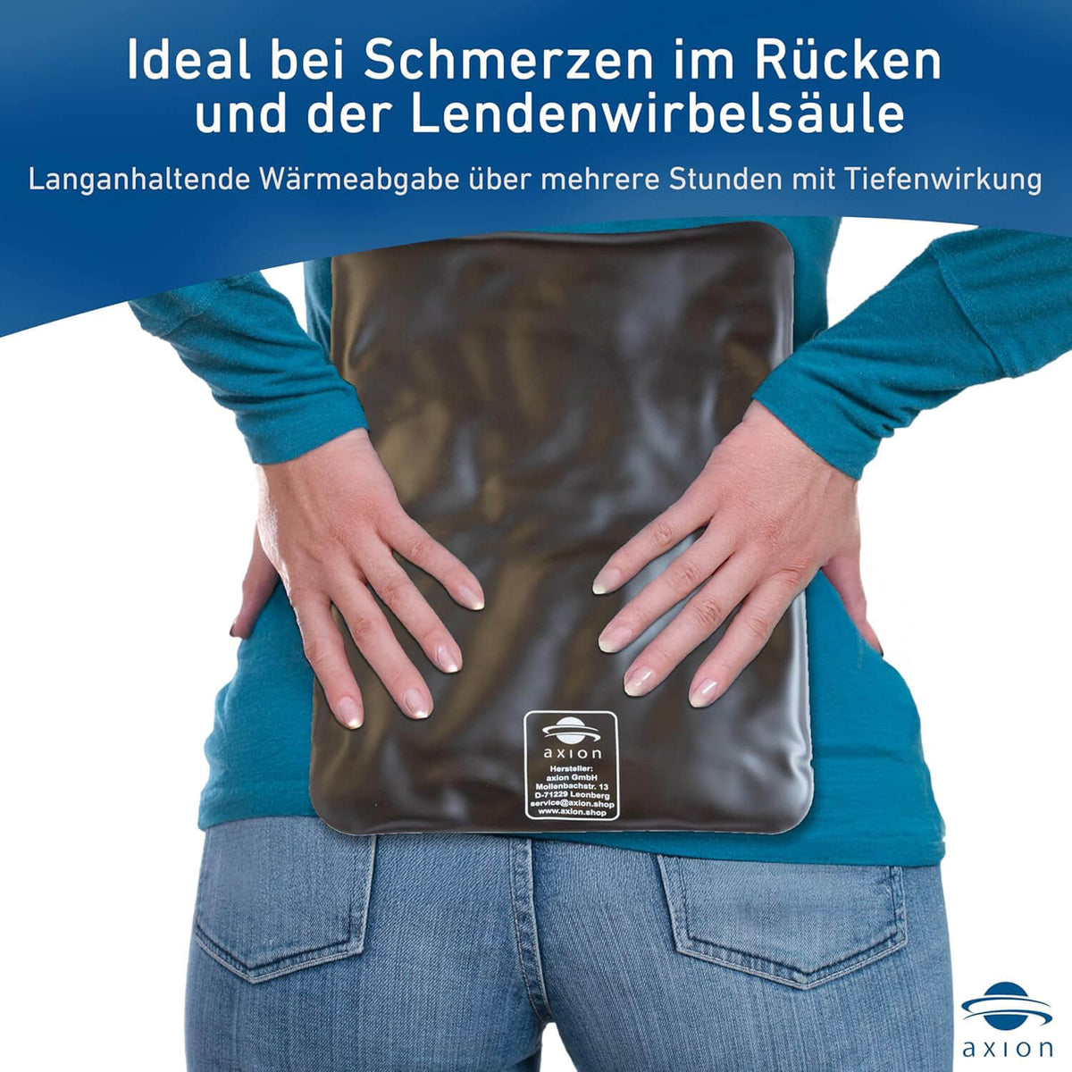 Großes Moor Wärmekissen für Rücken und Bauch