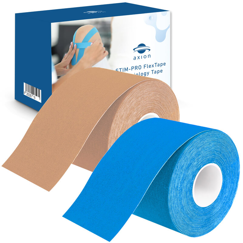 15 Nastri Kinesiologici Pretagliati Per Ginocchia | Kinesio Tape Blu Impermeabile | Delicato Sulla Pelle, Per Sport E Supporto Muscolare