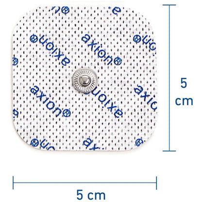 Électrodes 5x5cm - 4 pièces - Compatible Beurer, Sanitas - Connexion bouton pression 3,5mm 