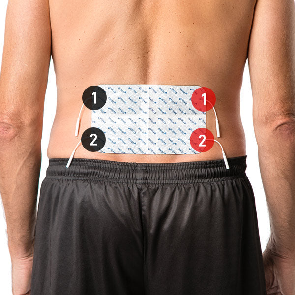 How to Use a TENS Unit With Upper Back Pain. Correct Pad Placement