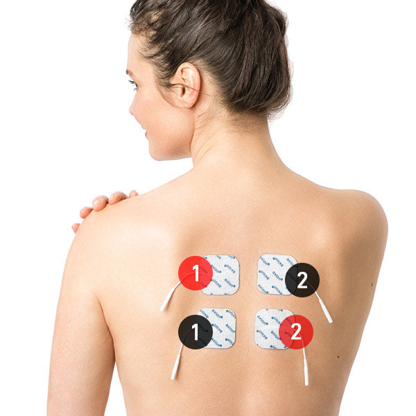 Axion Set Elettrodi Speciali Per Schiena, Collo E Spalle - Per Dispositivi TENS E EMS, 16 Pezzi - Foto 5