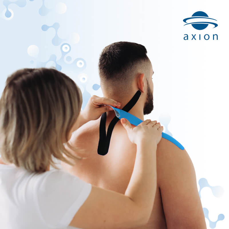 20 strips of kinesiology tape 5cm wide 25cm long Precut on a roll from axion