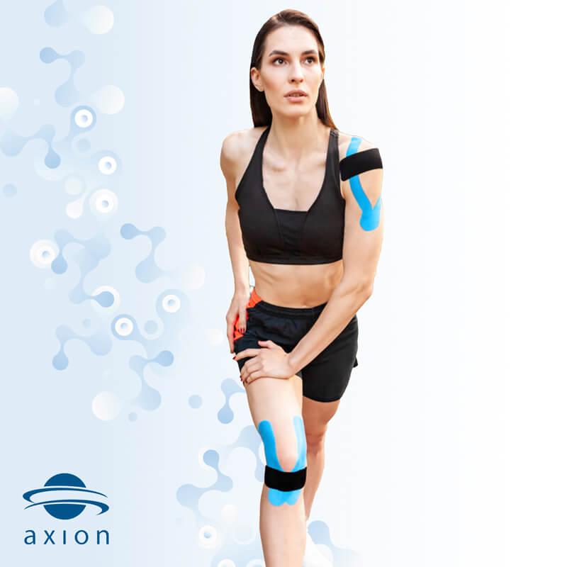 50 pre-cut strips kinesiology tape 25x5cm by axion