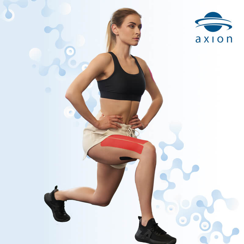 50 pre-cut strips kinesiology tape 25x5cm by axion