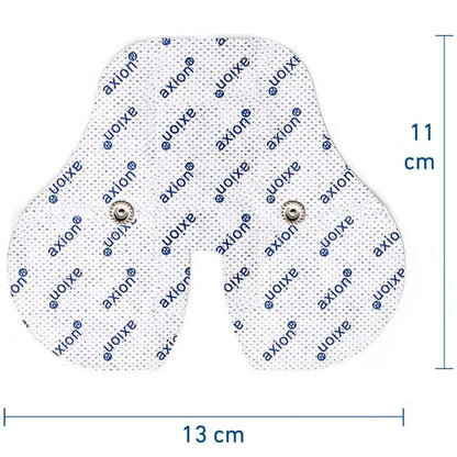 Neck electrode 11x13 cm - suitable for Beurer, Sanitas - 3.5mm push button - 1 piece